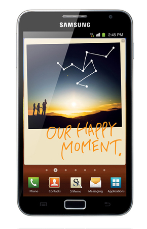 Смартфон Samsung Galaxy Note GT-N7000 Black - Кумертау